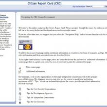 Citizen Report Card Learning Toolkit
